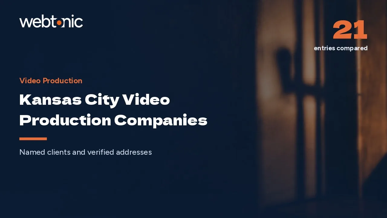 Kansas City Video Production Companies, Address-Checked for 2026 — Web Tonic blog thumbnail