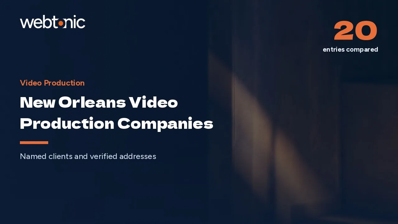 New Orleans Video Production in 2026: Reels Versus Receipts — Web Tonic blog thumbnail