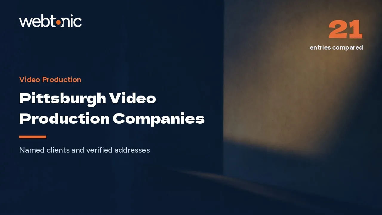 Pittsburgh Video Production in 2026: Who Publishes a Price — Web Tonic blog thumbnail