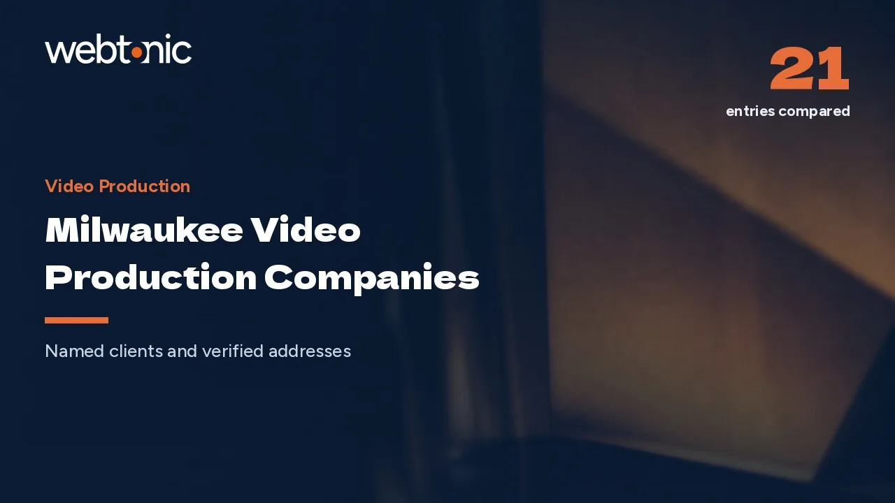 How to Pick a Milwaukee Video Production Company in 2026 — Web Tonic blog thumbnail