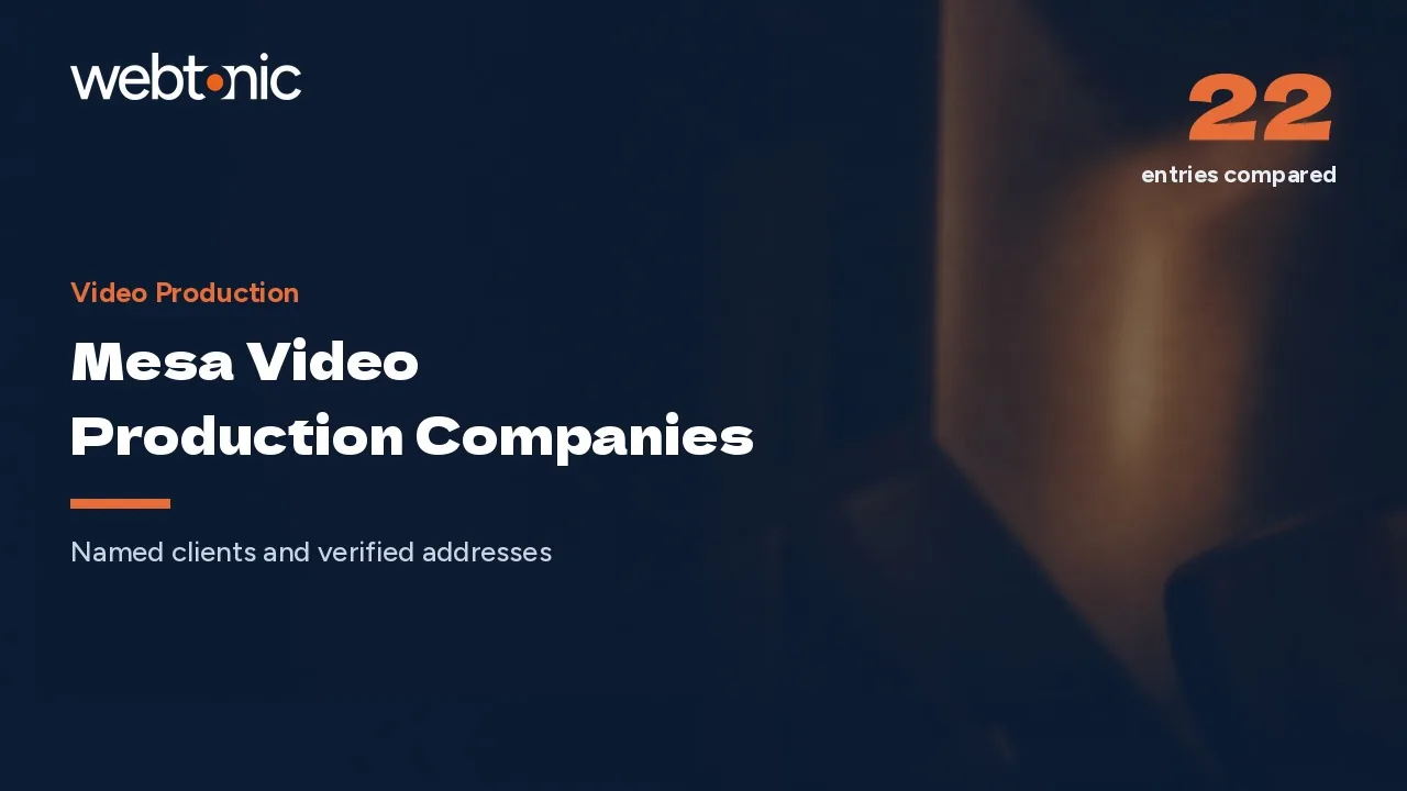 Mesa Video Production Companies and Where Their Crews Are Based in 2026 — Web Tonic blog thumbnail