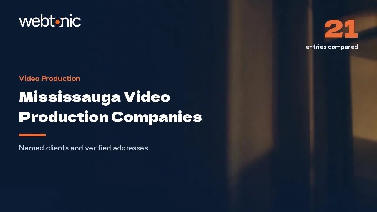 Mississauga Video Production Companies Reviewed in 2026 — Web Tonic blog thumbnail