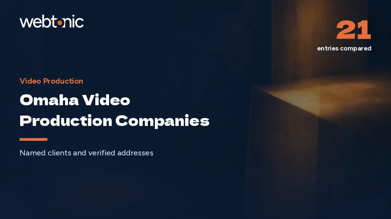 Omaha Video Production Companies, Base by Base in 2026 — Web Tonic blog thumbnail