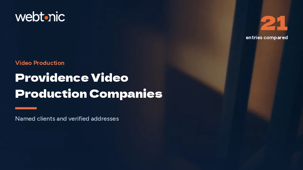 20 Providence Video Production Companies to Know in 2026 — Web Tonic blog thumbnail