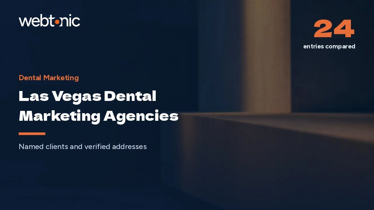 Twenty-Three Las Vegas Dental Marketing Agencies for 2026 — Web Tonic blog thumbnail