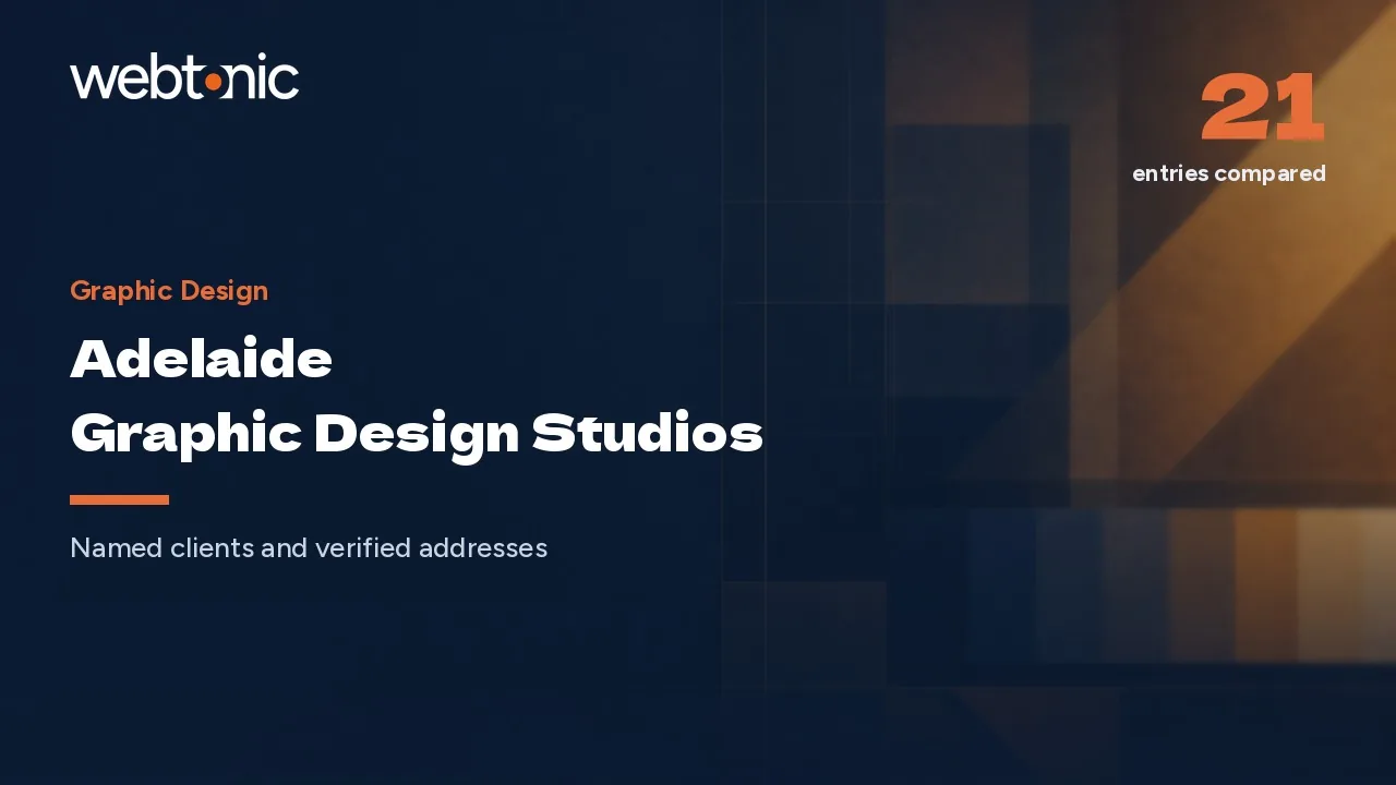 Twenty-One Adelaide Graphic Design Studios for 2026 — Web Tonic blog thumbnail