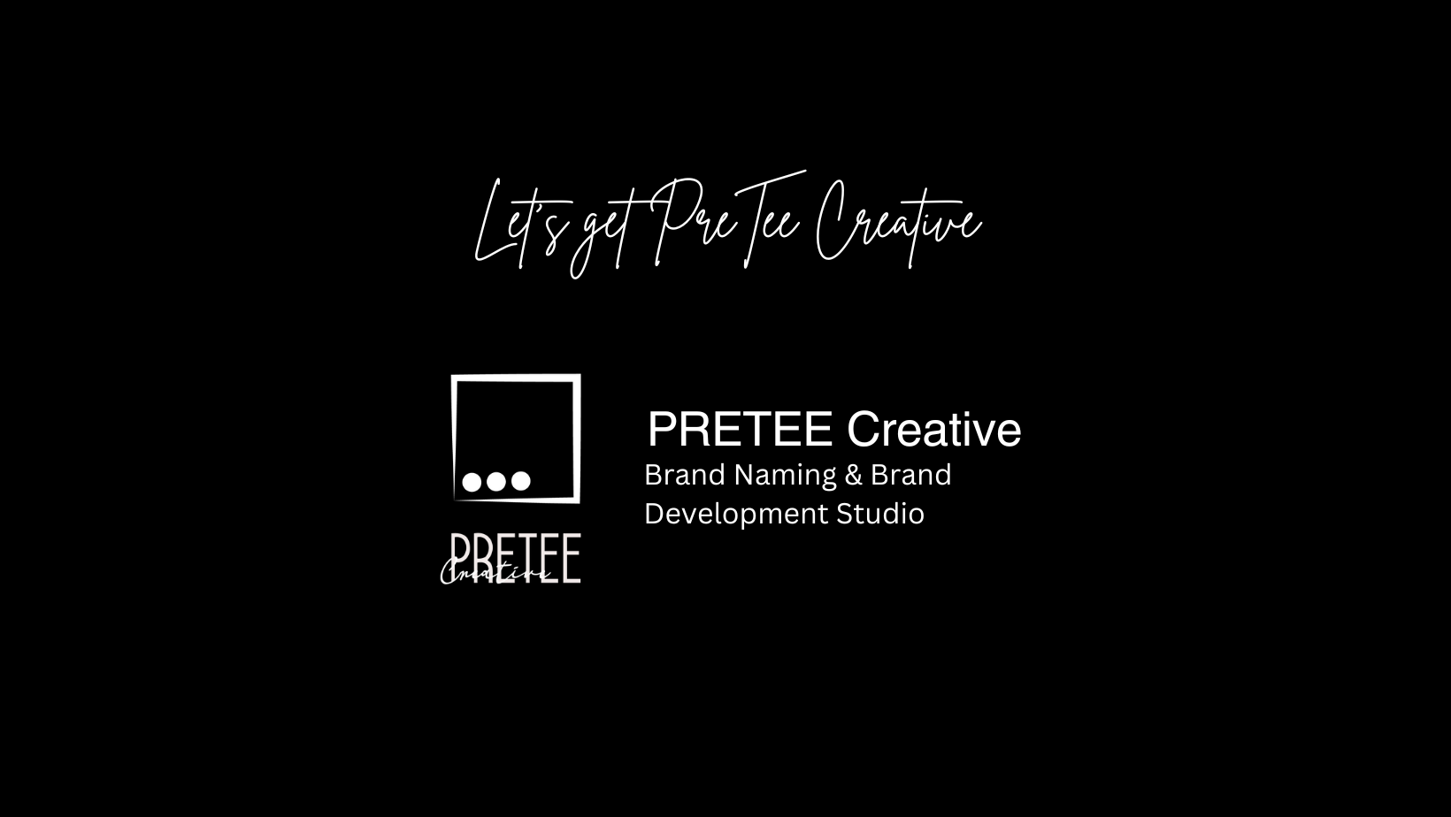 PRETEE Creative Logo