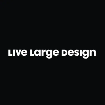 Live Large Design Logo