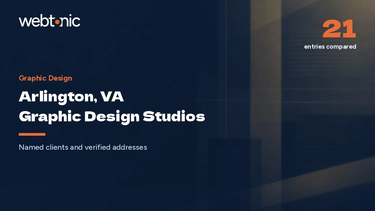 Arlington Graphic Design Studios Reviewed for 2026 — Web Tonic blog thumbnail