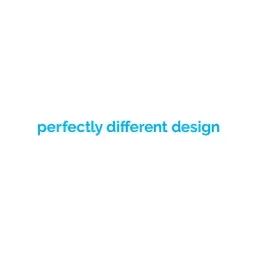 Perfectly Different Design Logo
