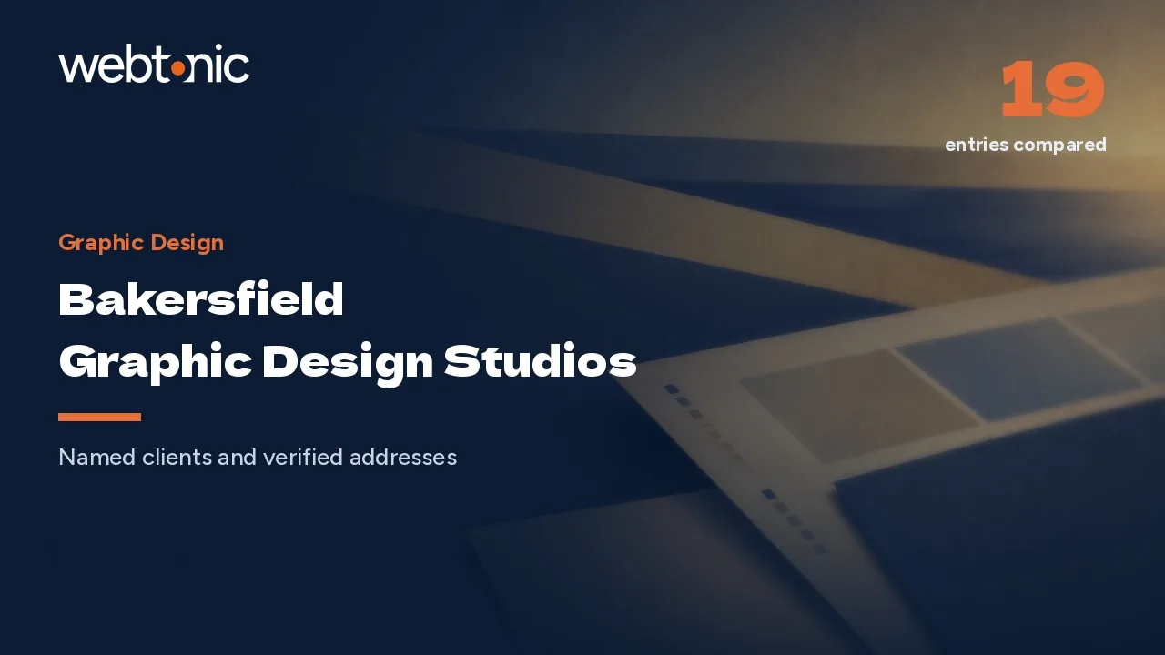 Bakersfield Graphic Design Studios, Address-Checked for 2026 — Web Tonic blog thumbnail