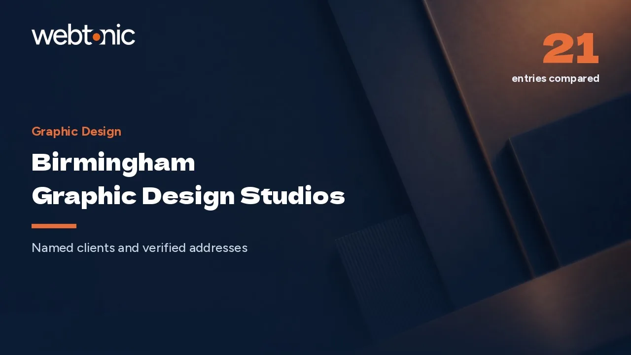 Birmingham Graphic Design Studios, Ranked by Evidence (2026) — Web Tonic blog thumbnail