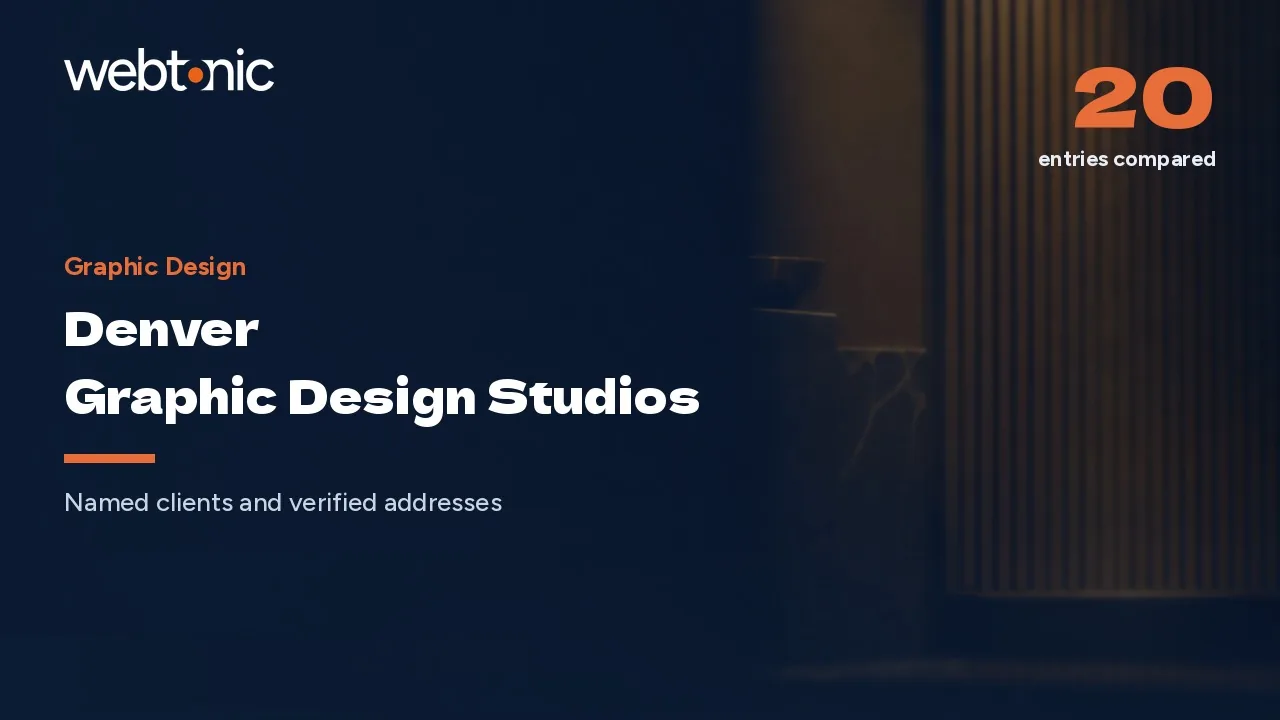 The Denver Graphic Design Market, Studio by Studio in 2026 — Web Tonic blog thumbnail