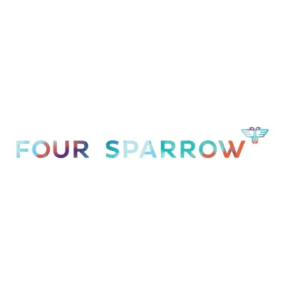 Four Sparrow Design Logo
