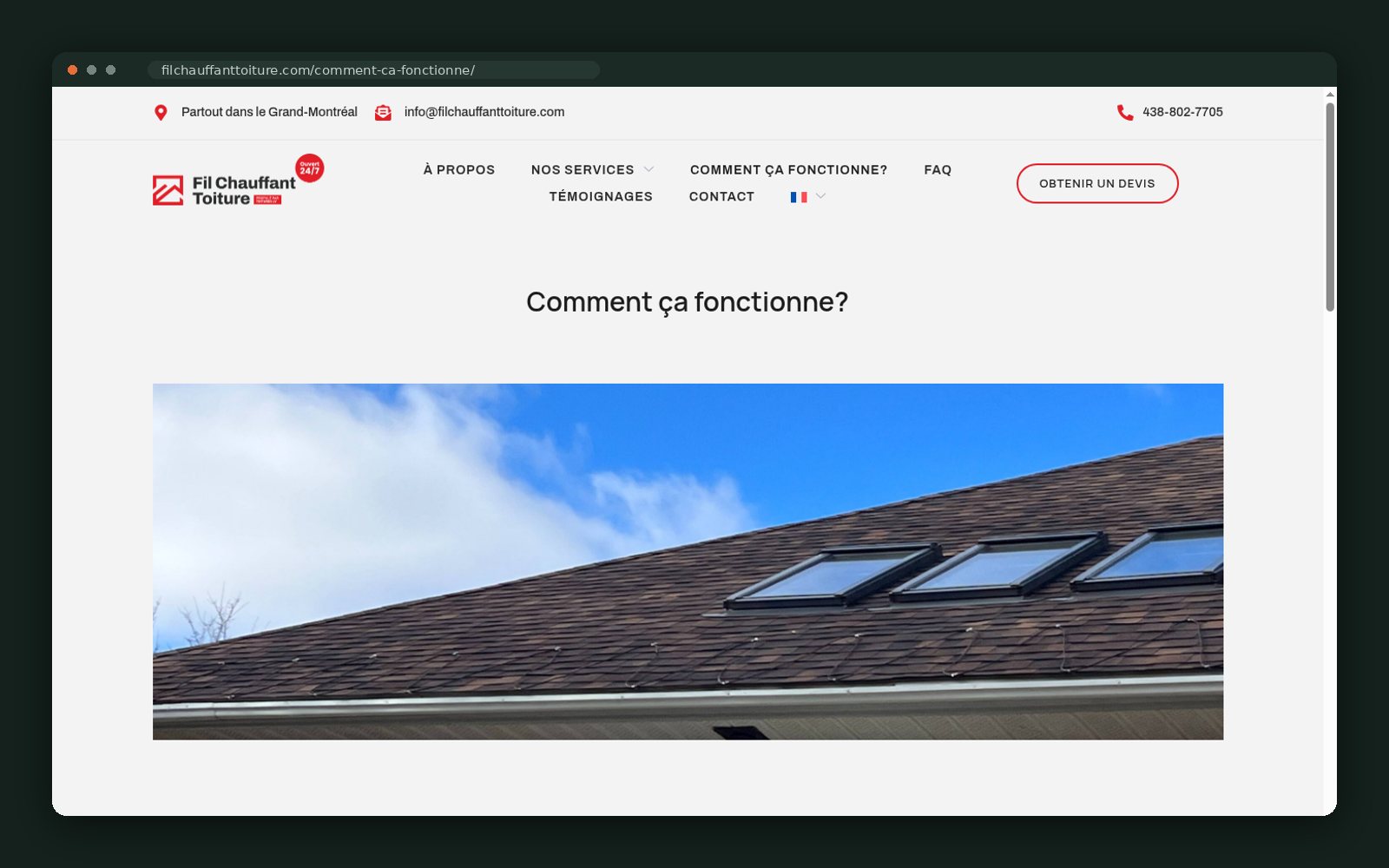 How it works — explainer page