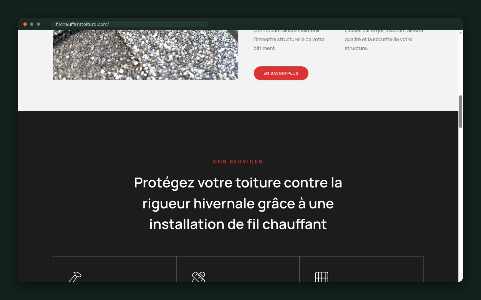 City selector: Laval, Longueuil, Montréal