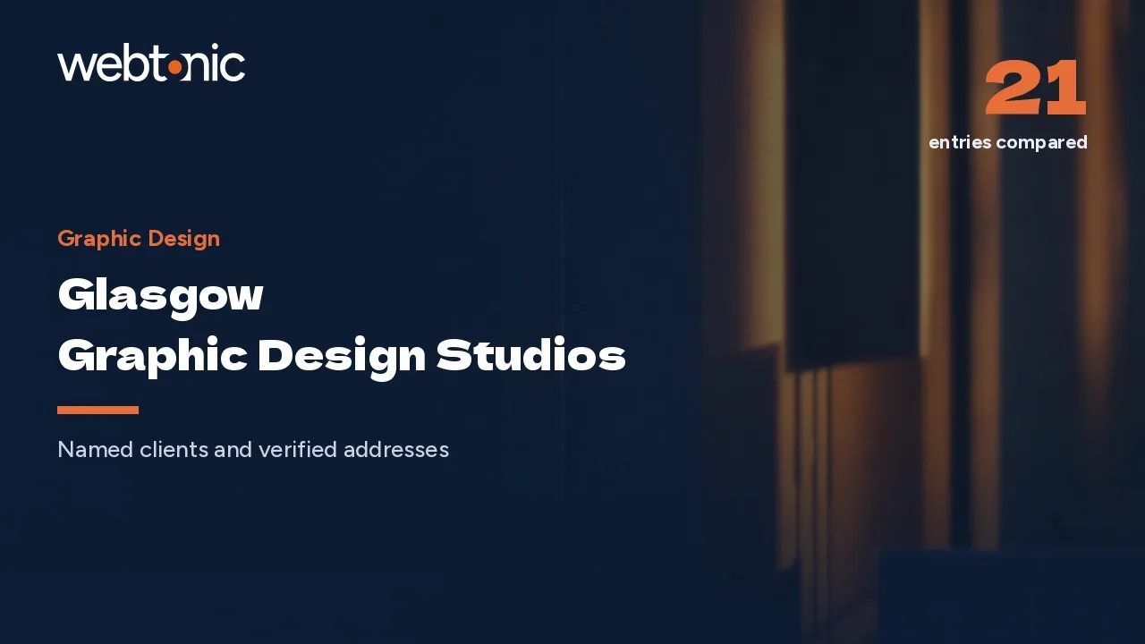 Glasgow Graphic Design Studios and What They Actually Make in 2026 — Web Tonic blog thumbnail