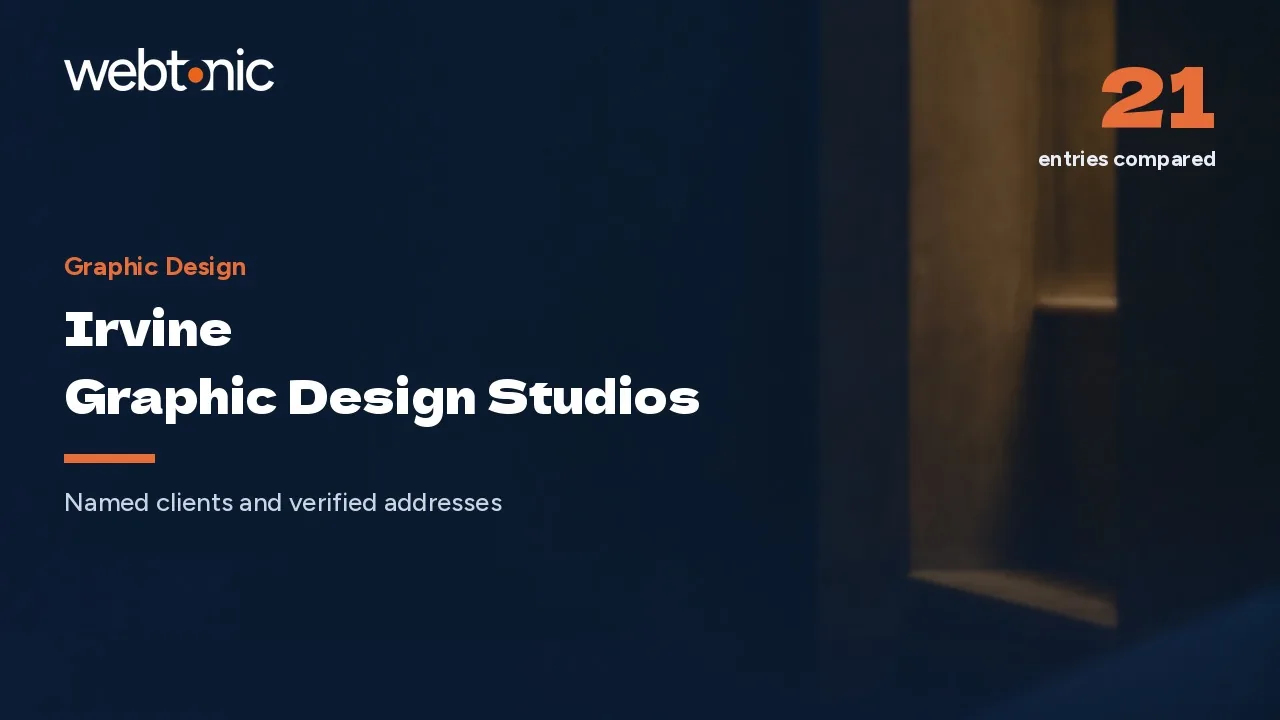 Irvine Graphic Design in 2026: Thirteen Local, Seven Nearby — Web Tonic blog thumbnail