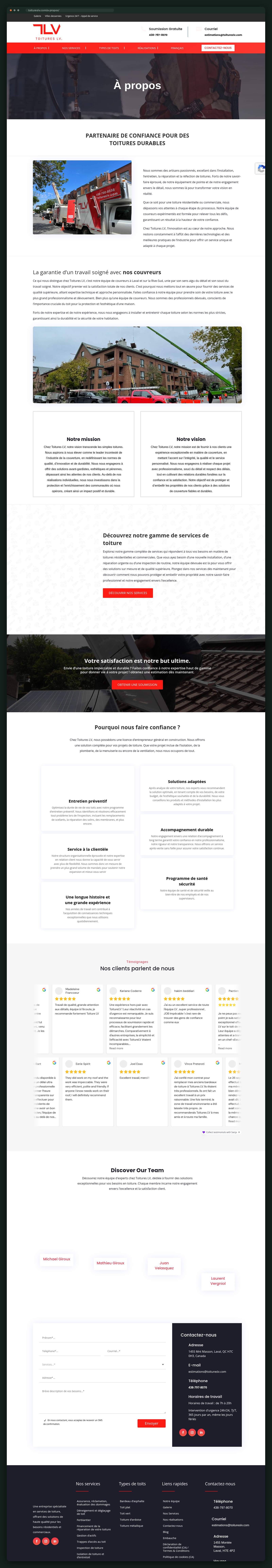 À propos: trusted partner for durable roofs