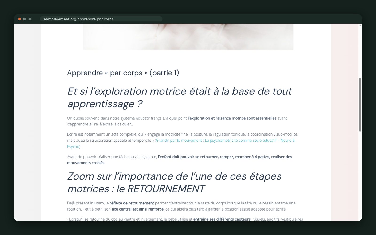 Article body with related-reading cards