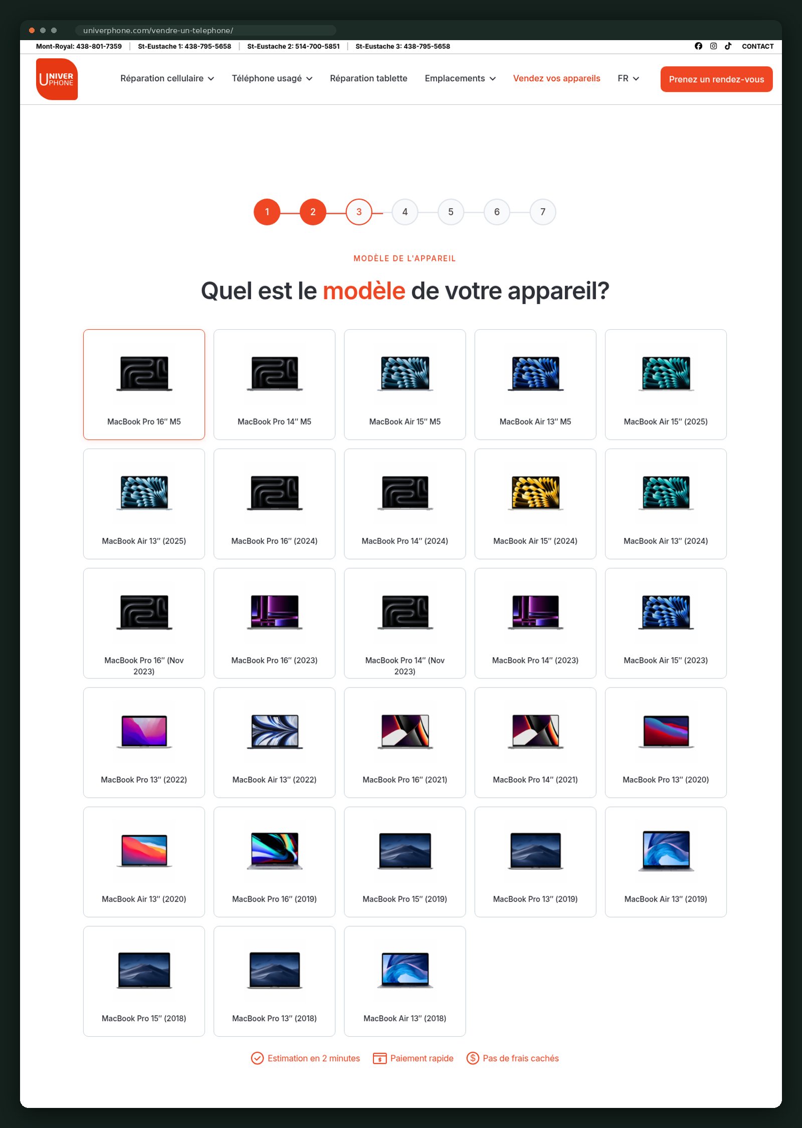 Univerphone website — screen 3