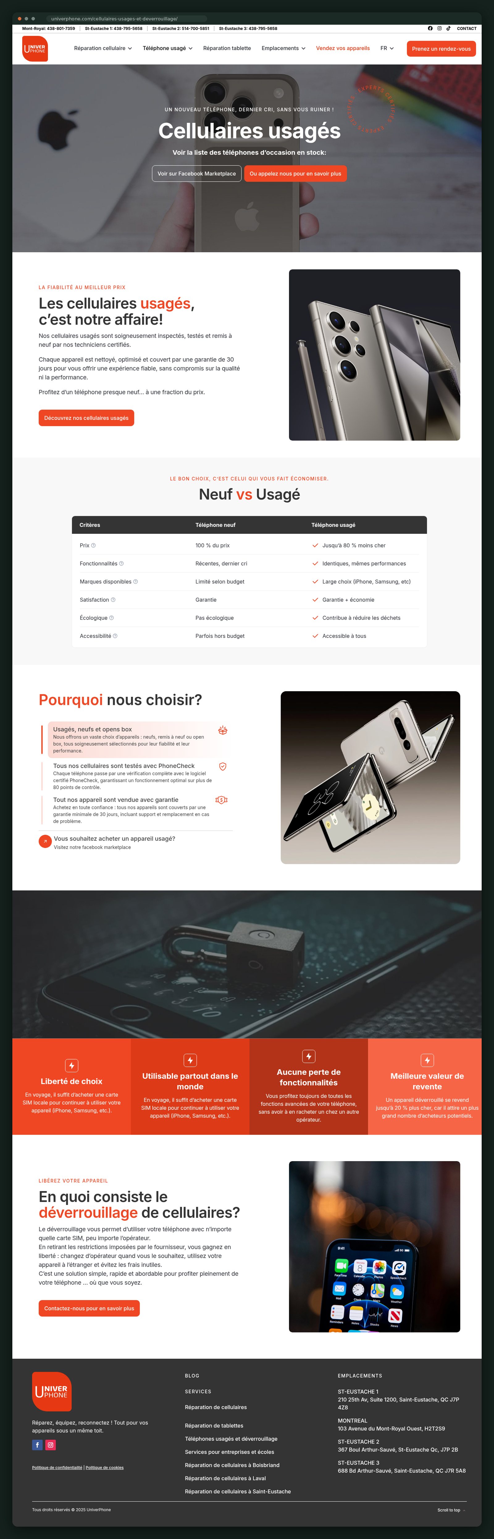 Univerphone website — screen 5