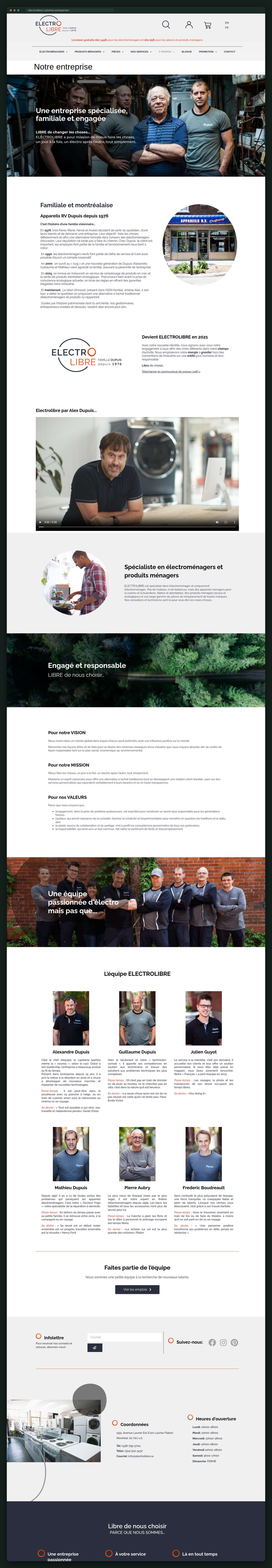 Electrolibre website — screen 3