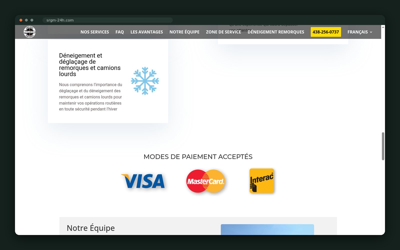 Advantages: Québec-owned, industry guarantee