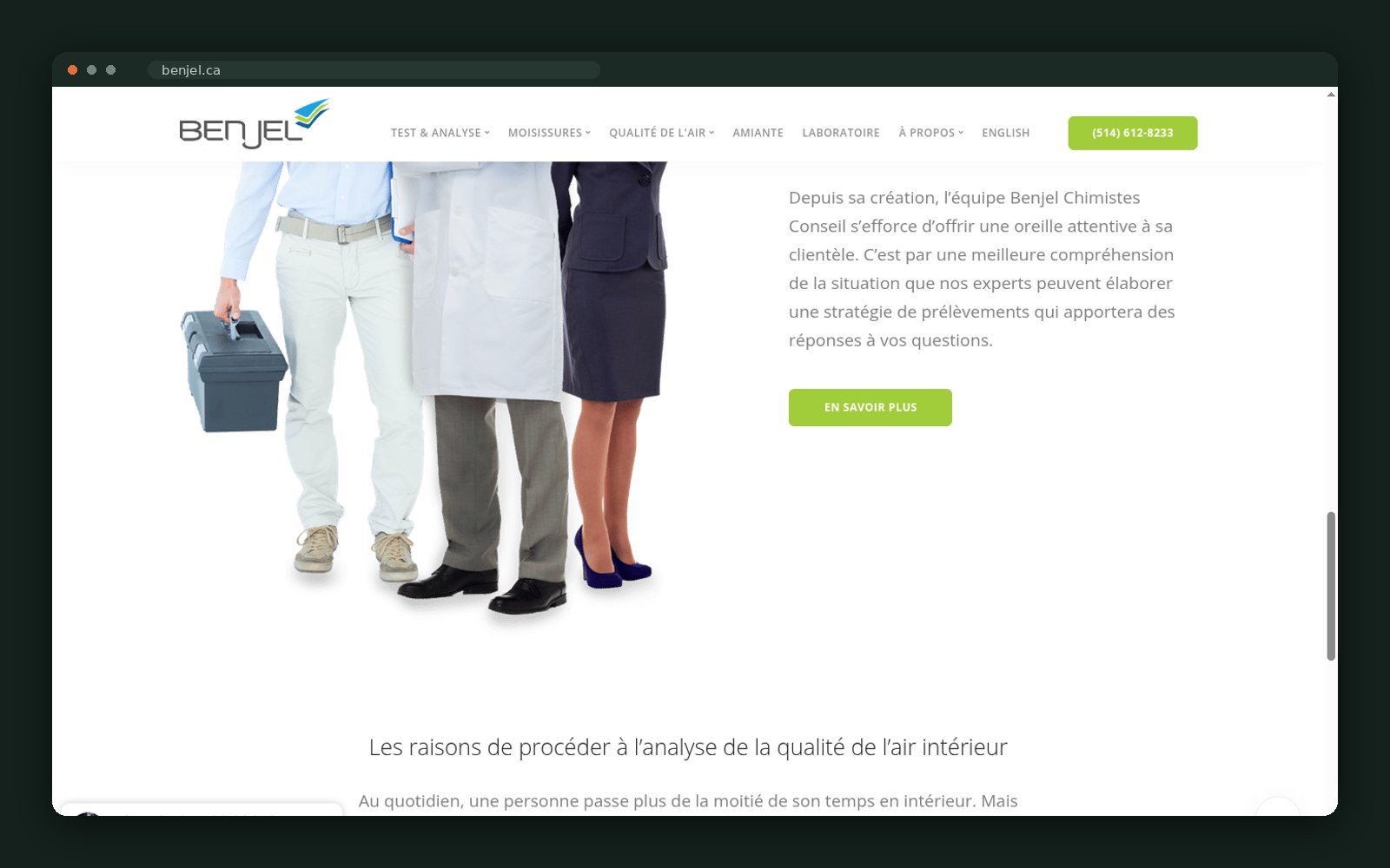 Who we are — the chemist and microbiologist team