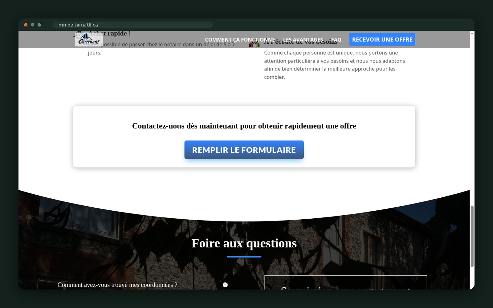 Immo Alternatif website — screen 5