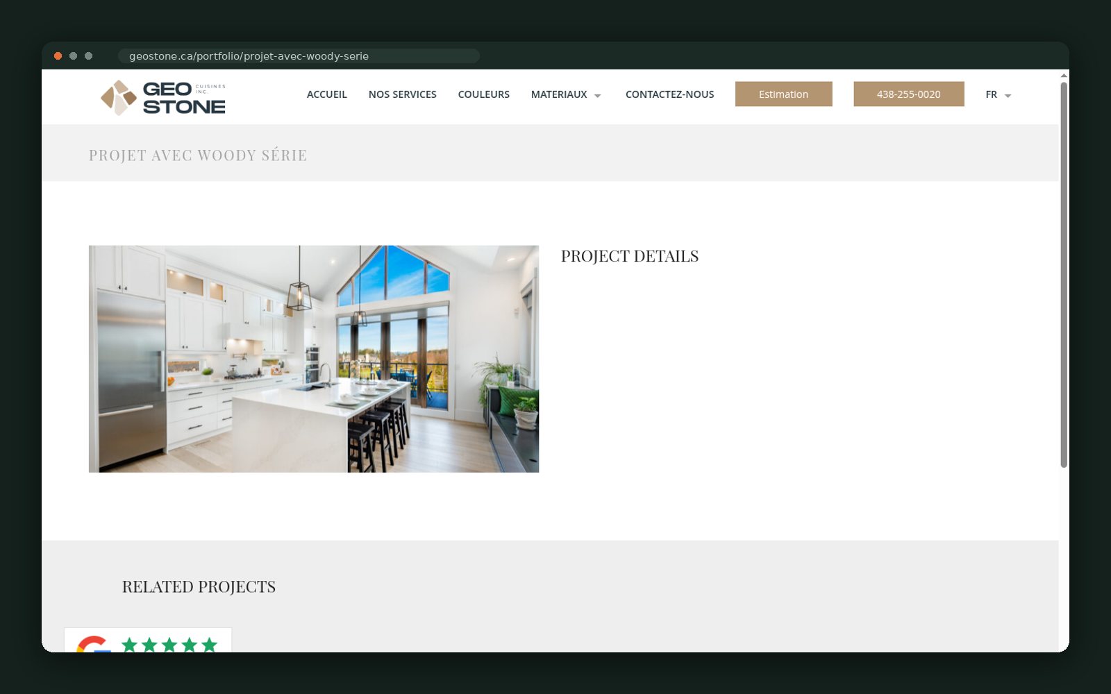 Project page — Woody series kitchen