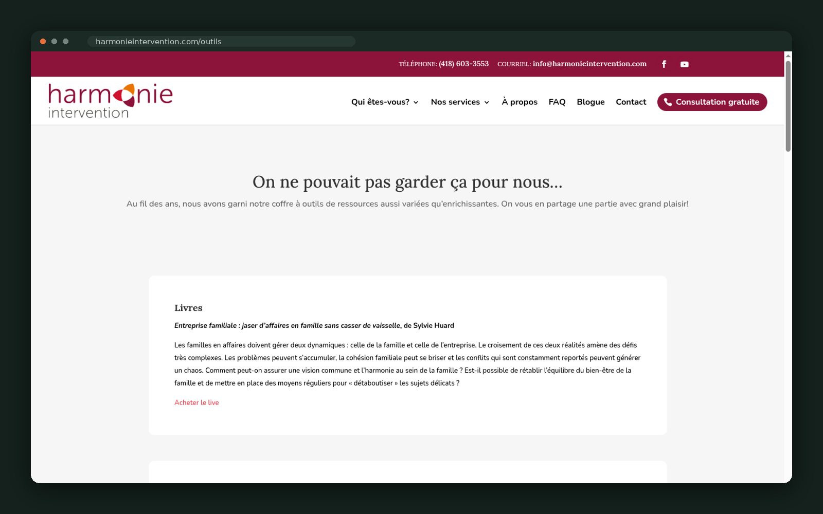 Free tools library for families in business