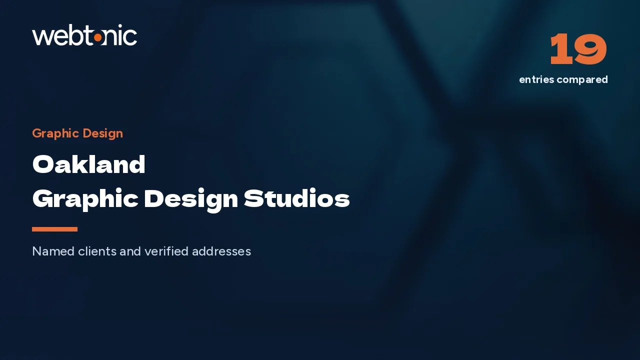 Half of Oakland Design Studios Stay Anonymous in 2026 — Web Tonic blog thumbnail