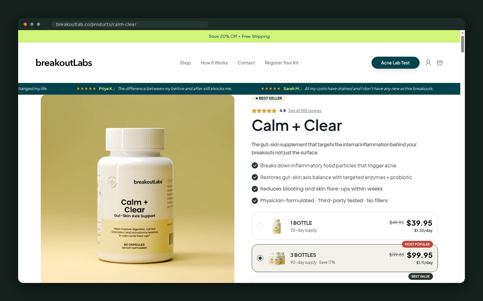 BreakoutLabs website homepage