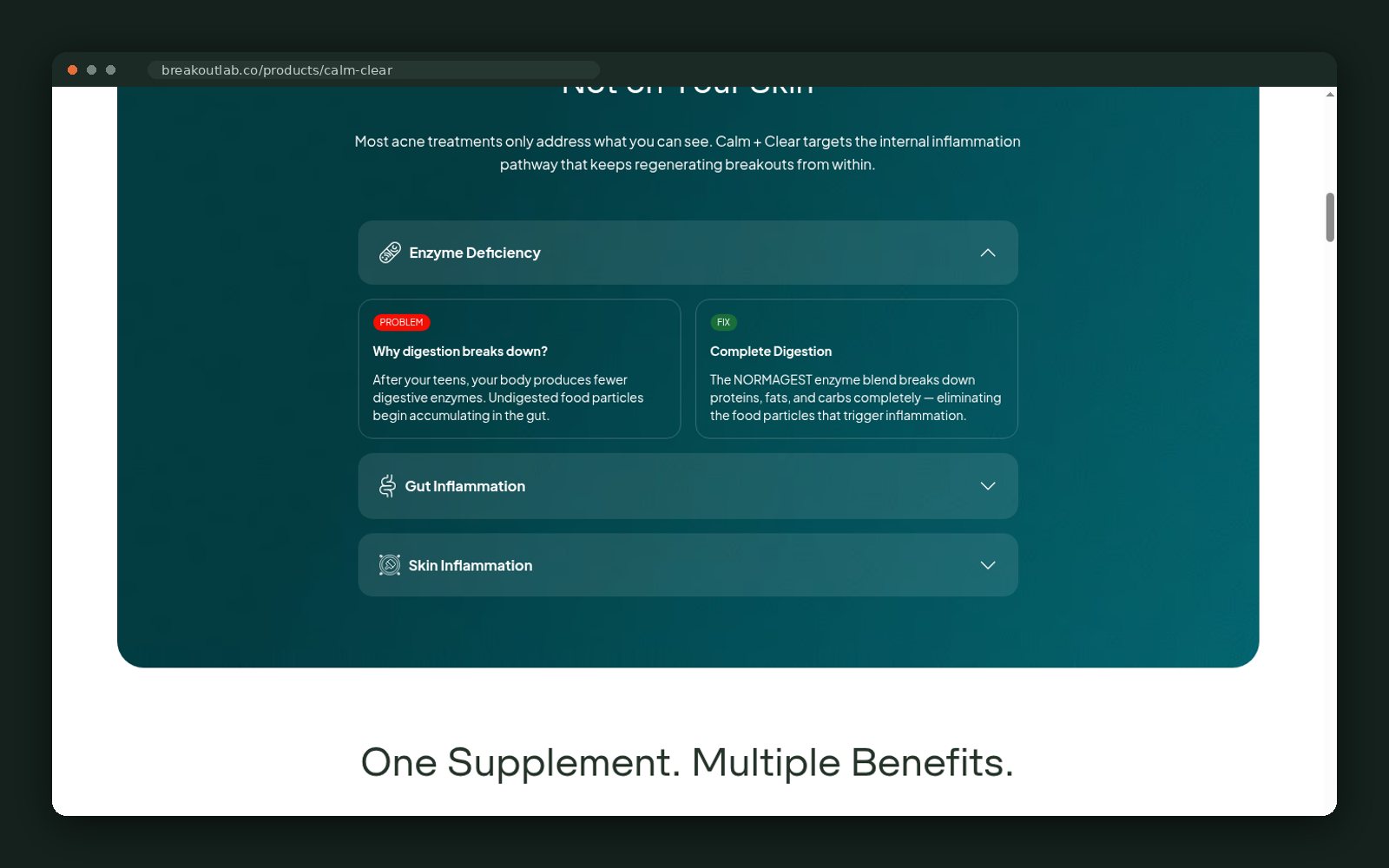 BreakoutLabs website — screen 2