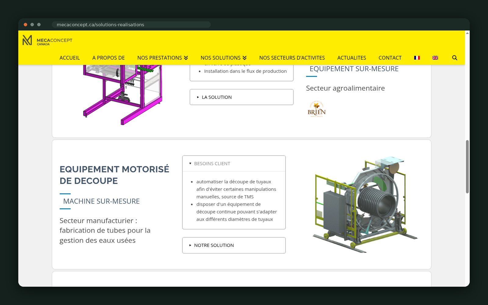 Custom industrial equipment case cards