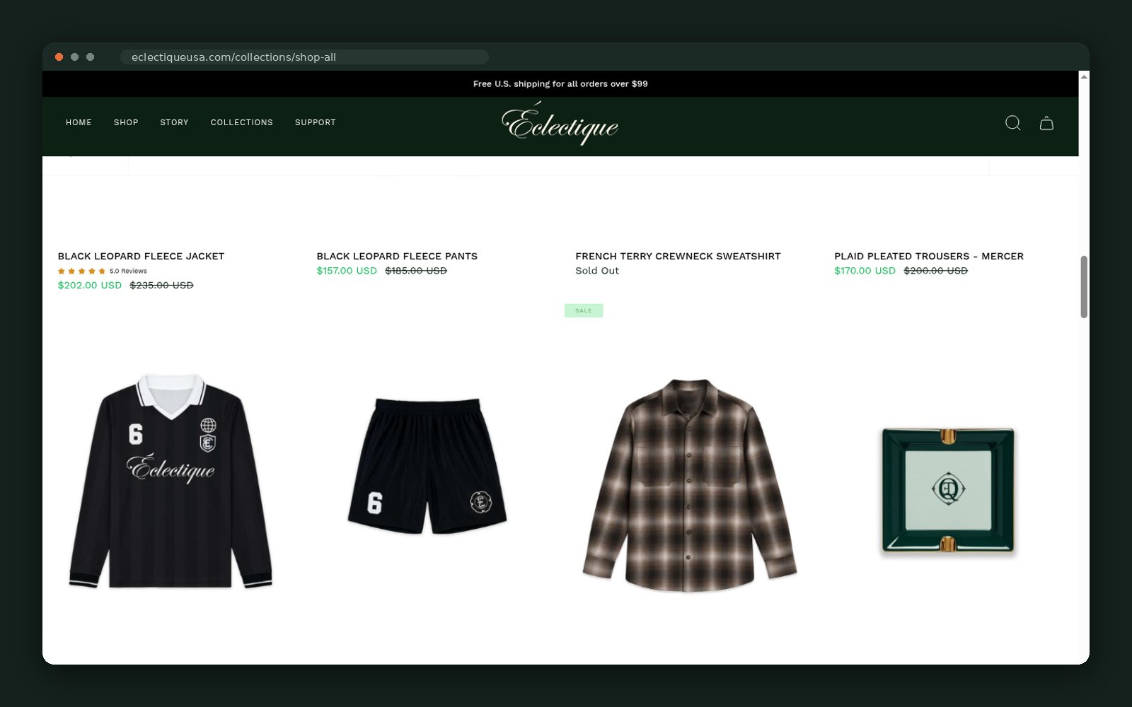 Deeper into the catalogue — outerwear and knitwear