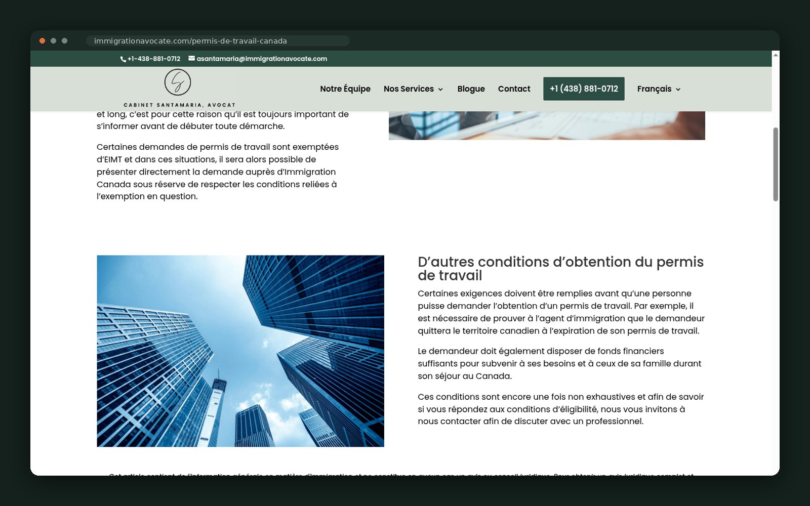LMIA and exemption explained on the work permit page