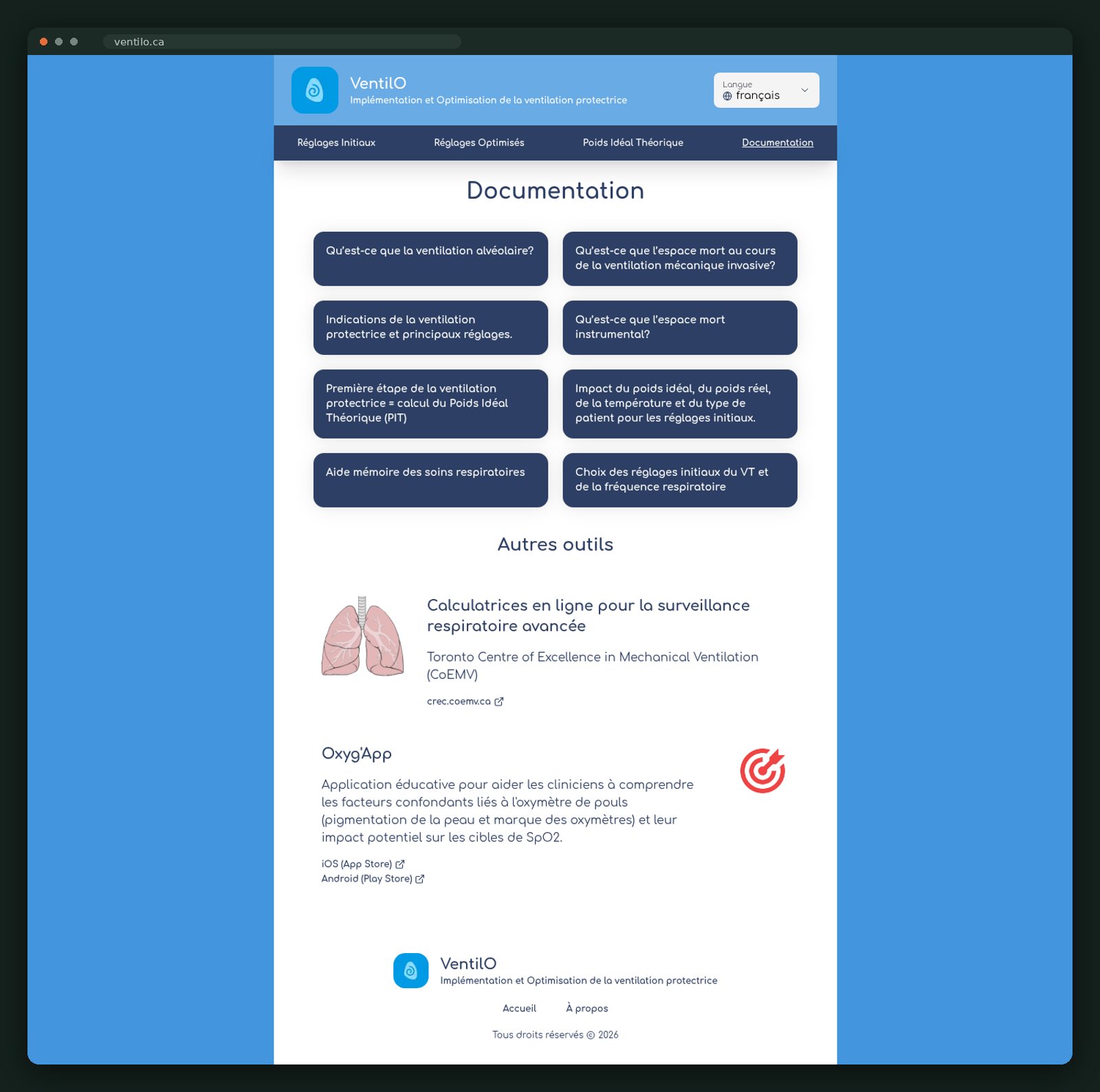 In-app documentation library, full scroll