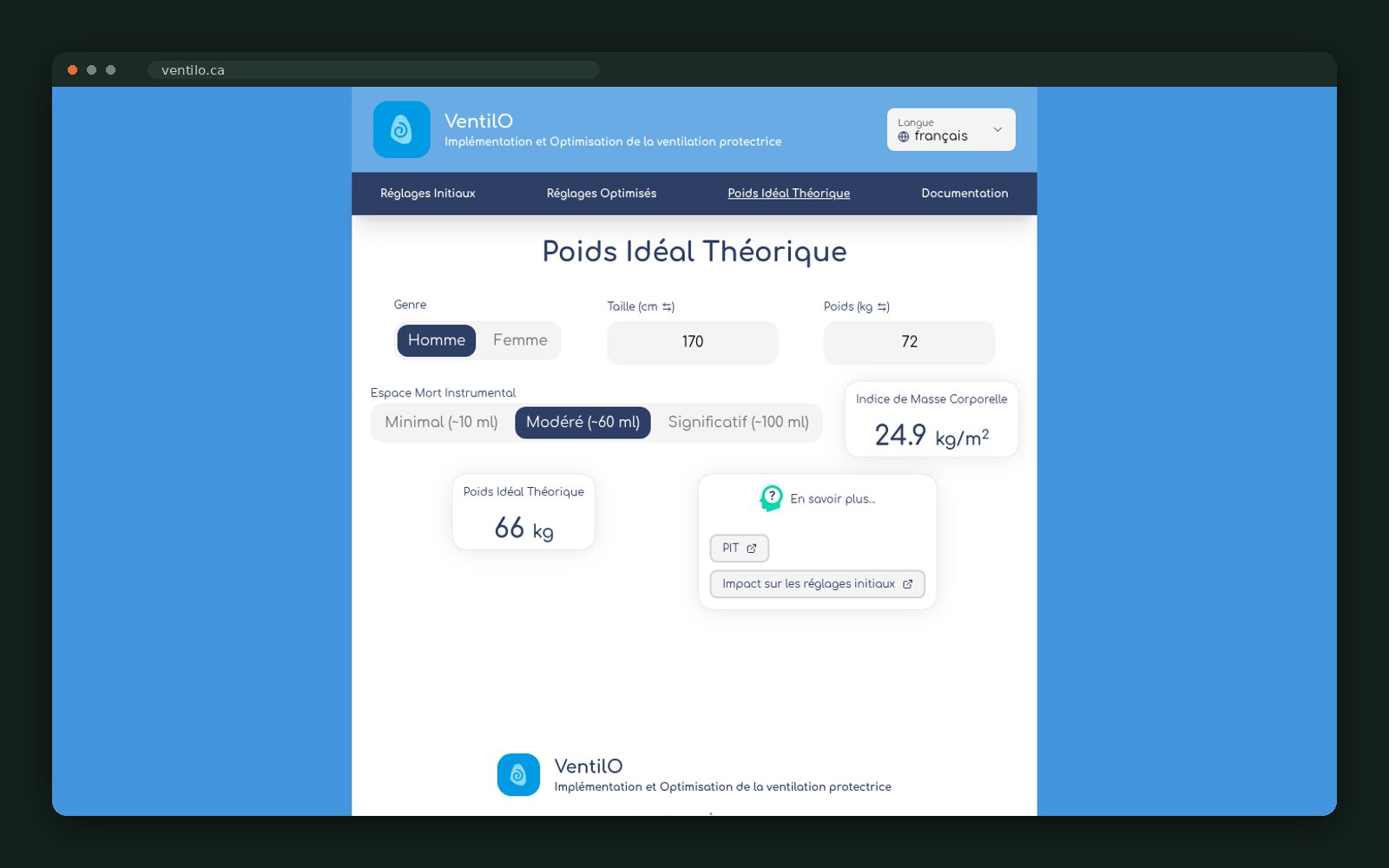 VentilO website — screen 4