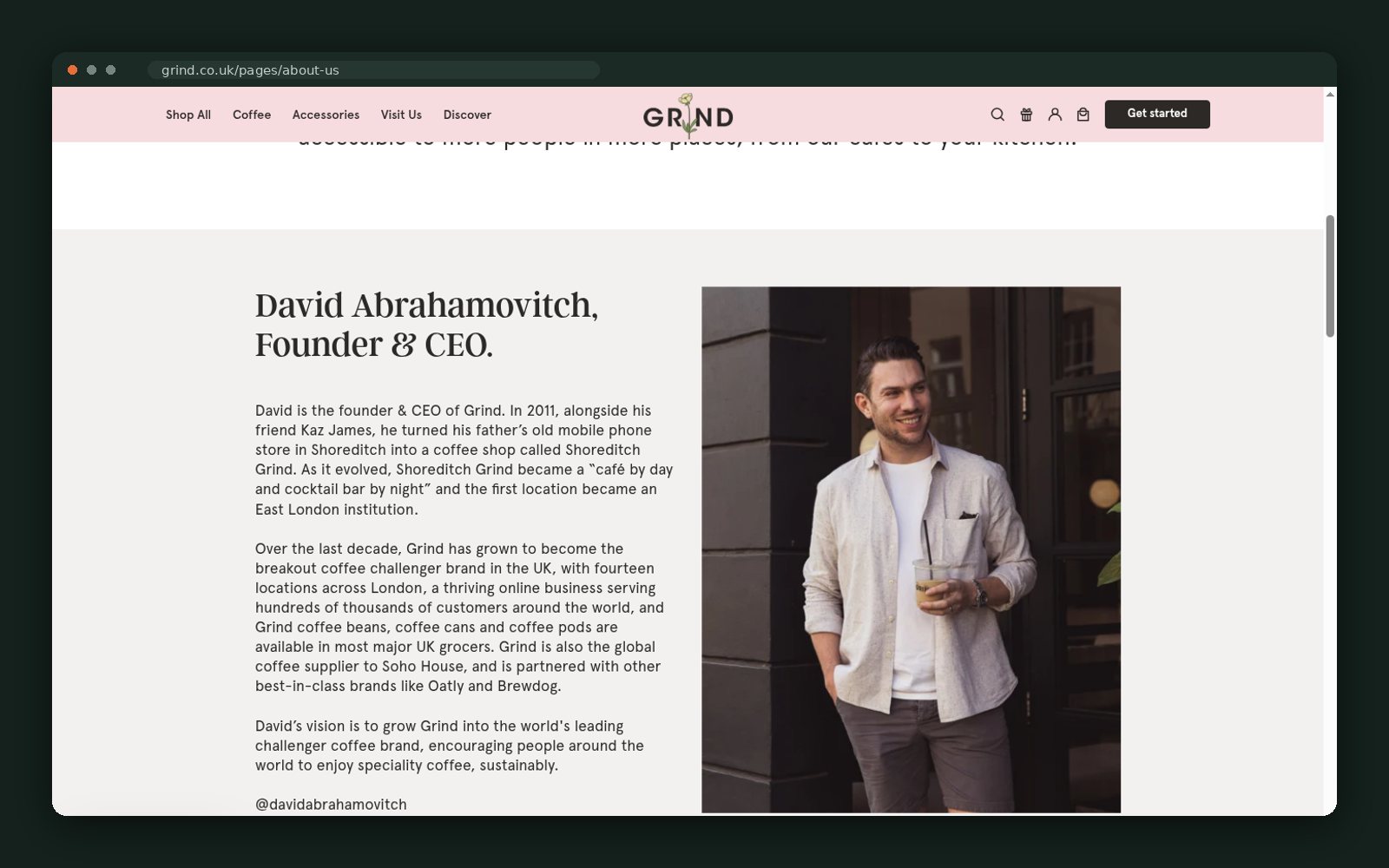 Founder story — David Abrahamovitch