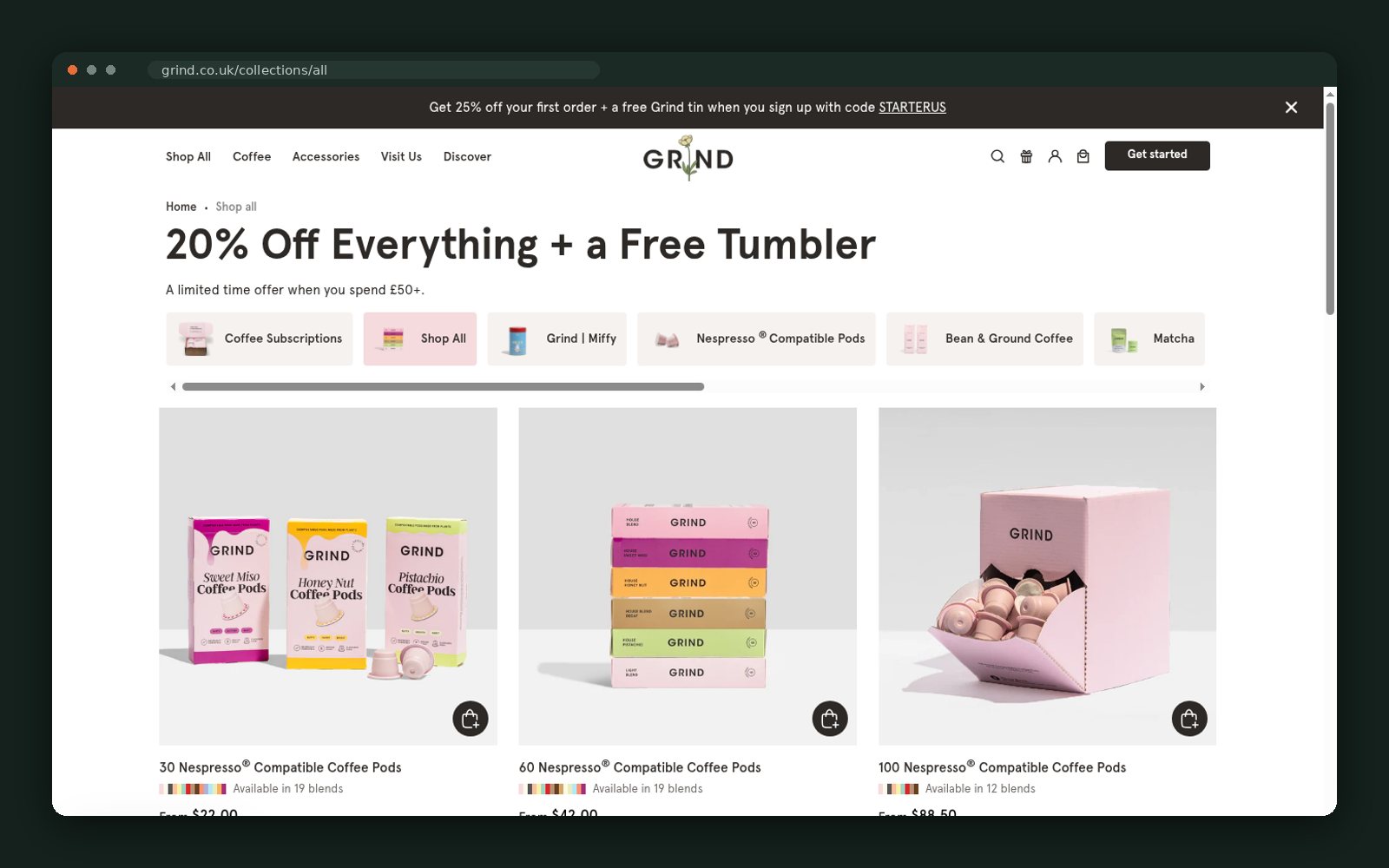 Grind website — screen 5