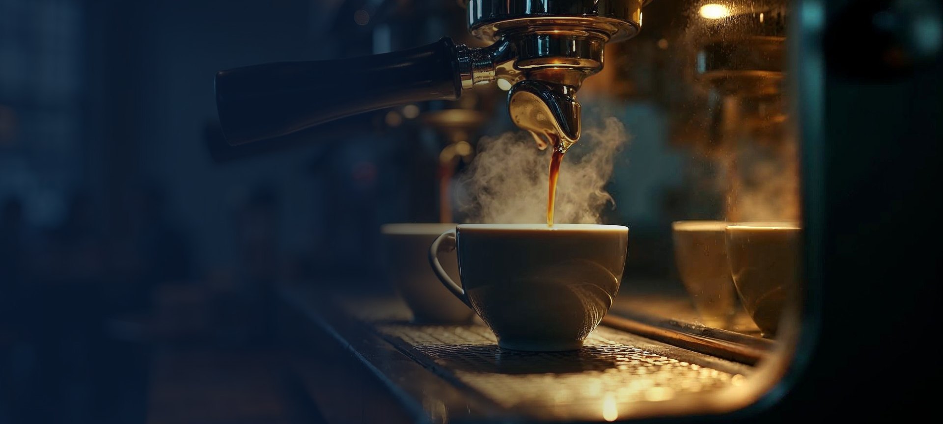 Art-directed speciality coffee scene representing Grind's industry