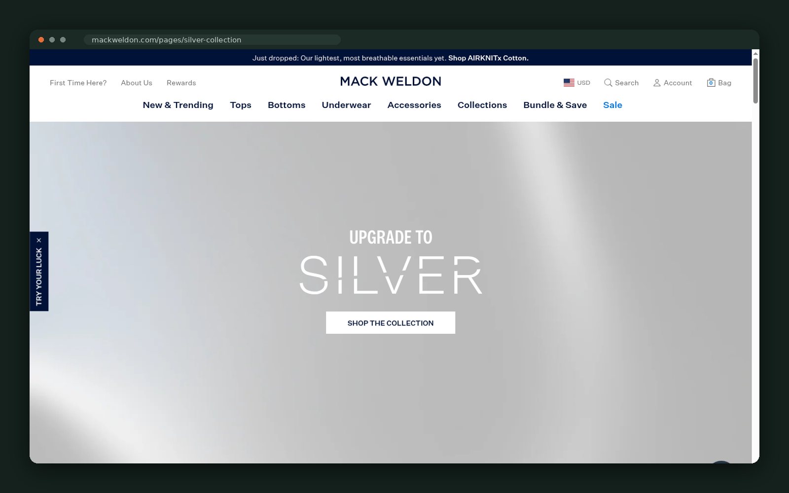 SILVER hero — where science meets luxury