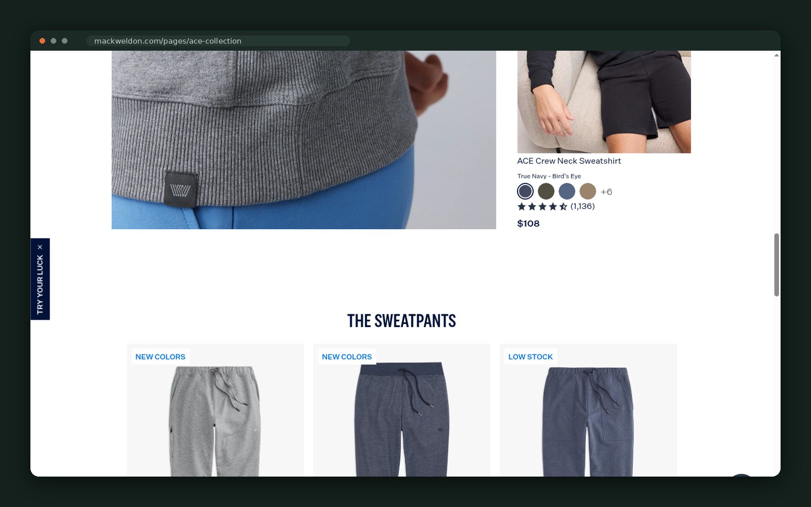 It's one of a kind — ACE fabric benefits module