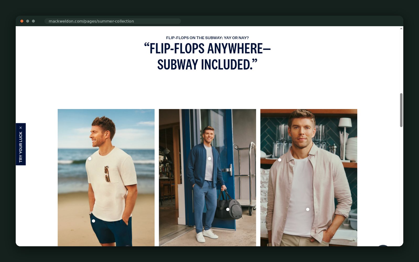 Lifestyle photography grid inside the summer story