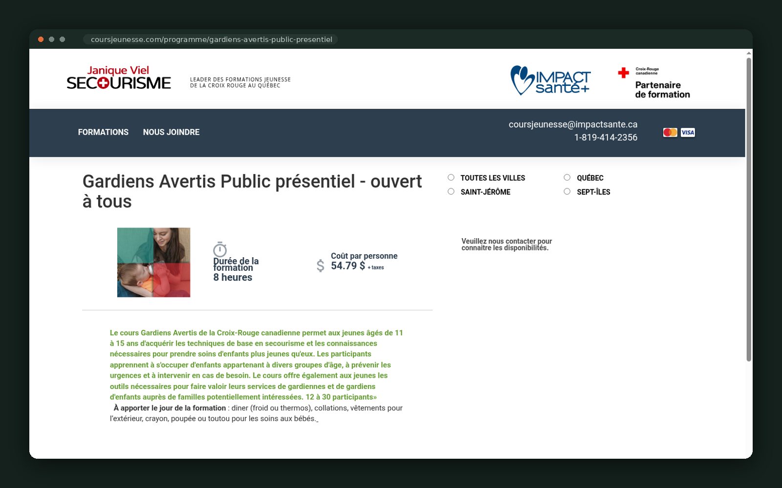 Fiche de programme — Gardiens Avertis public présentiel