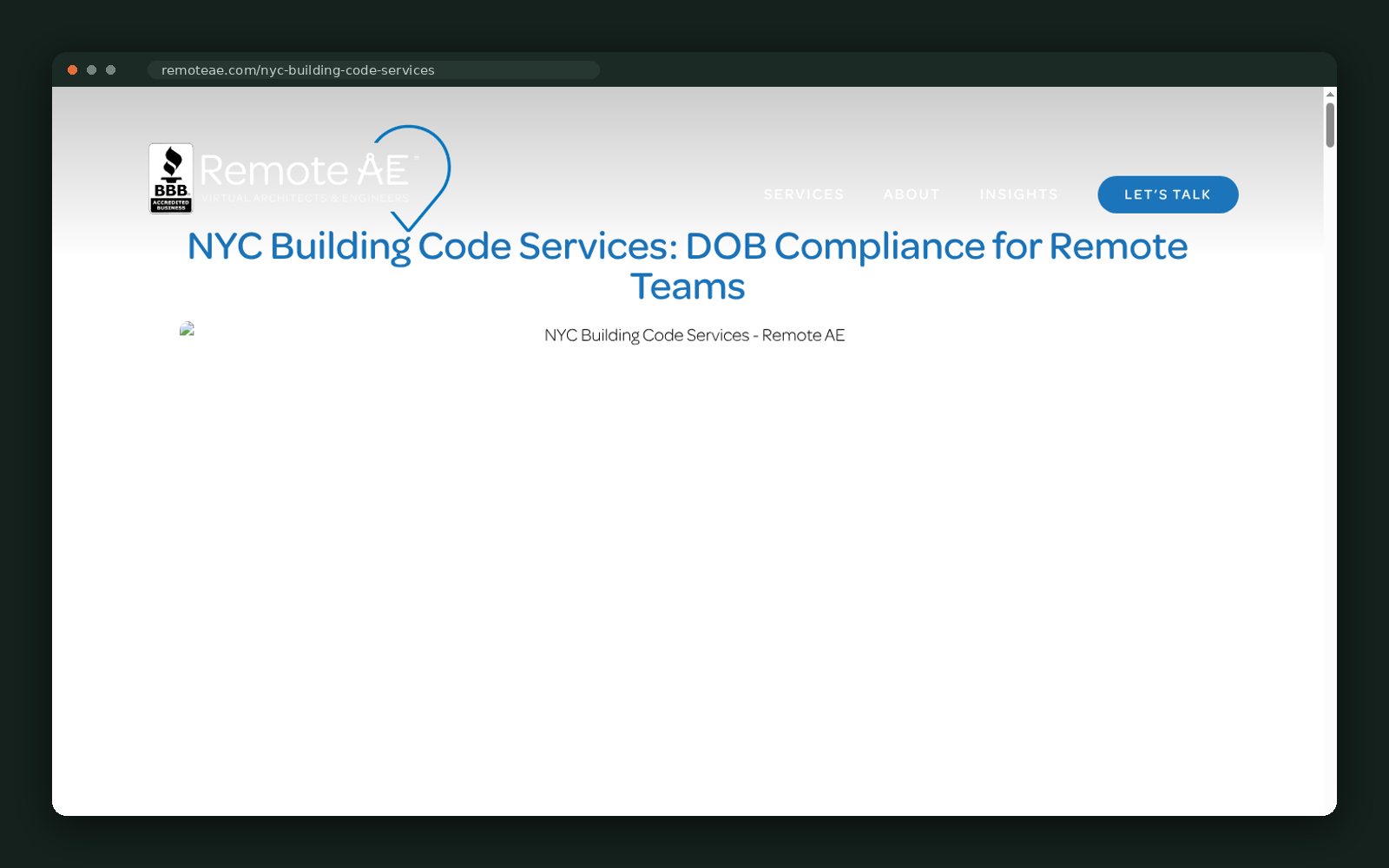 NYC building code services — DOB compliance guide header