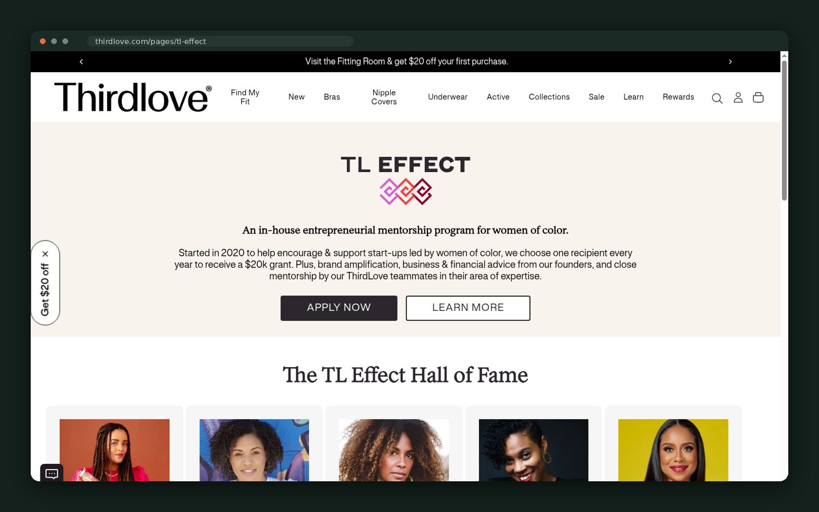 The TL Effect — the brand's mentorship programme