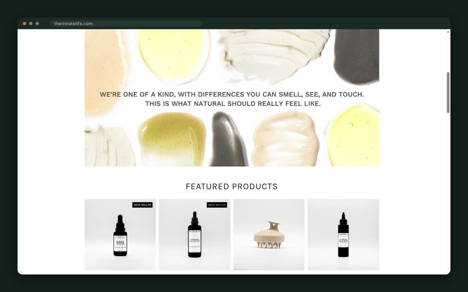 Ingredient philosophy and customer reviews